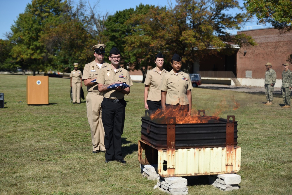 Honoring the Stars and Stripes: NSA Philadelphia Hosts Dignified Flag Disposal Ceremony