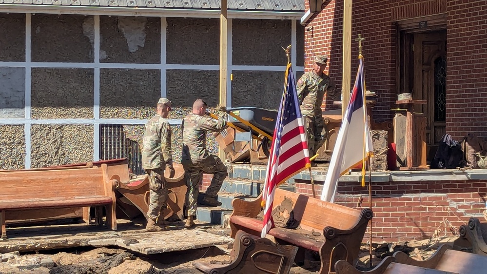 Michigan National Guard Supports North Carolina Communities after Hurricaine Helene