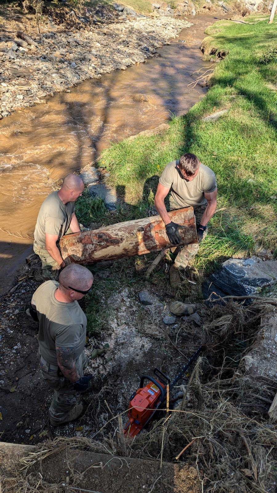 Michigan National Guard Supports North Carolina Communities after Hurricane Helene