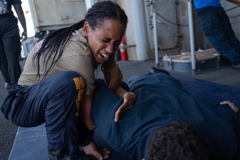 Theodore Roosevelt Sailors Participate in Security Reaction Force Course