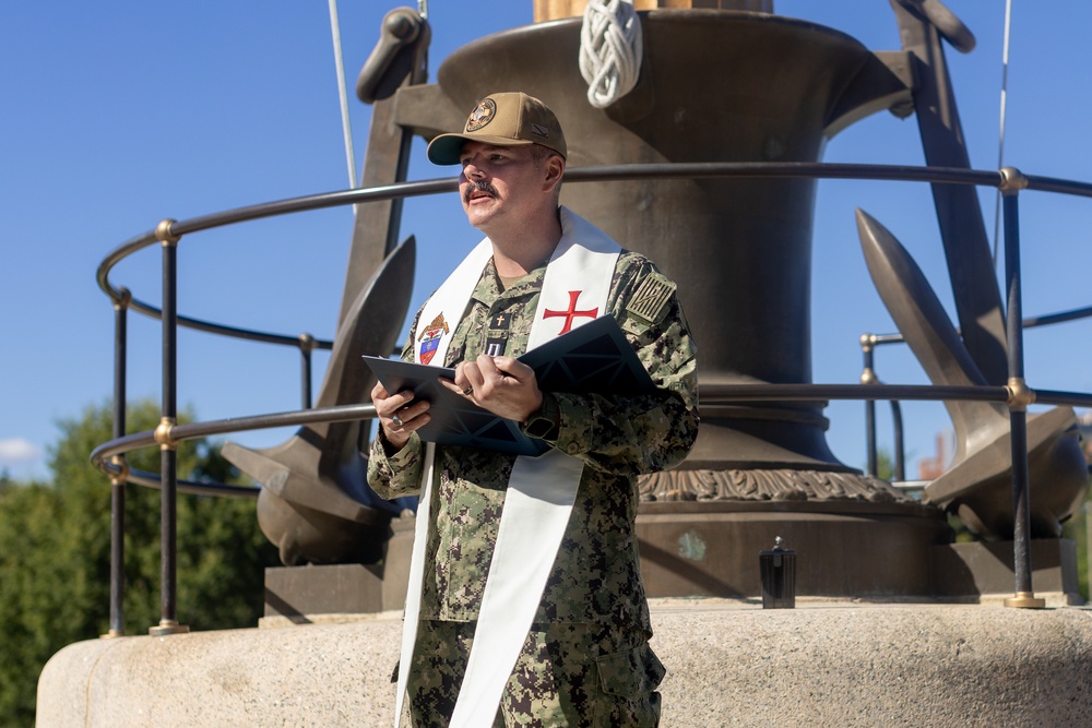 Walter Reed National Military Medical Center Holds Annual Blessings of the Animal's Ceremony