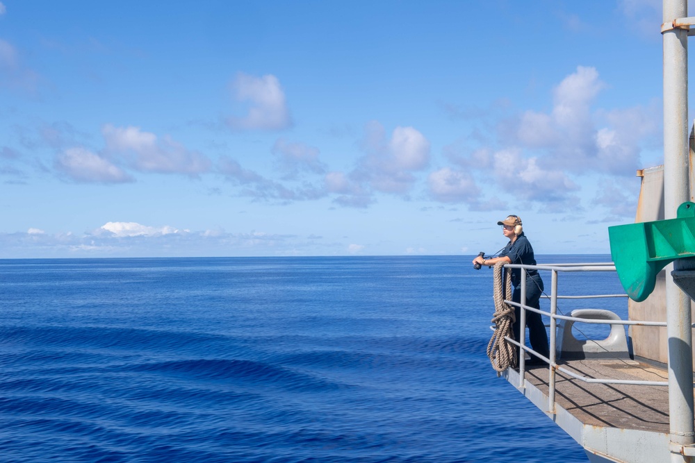 Standing Watch Aboard Theodore Roosevelt