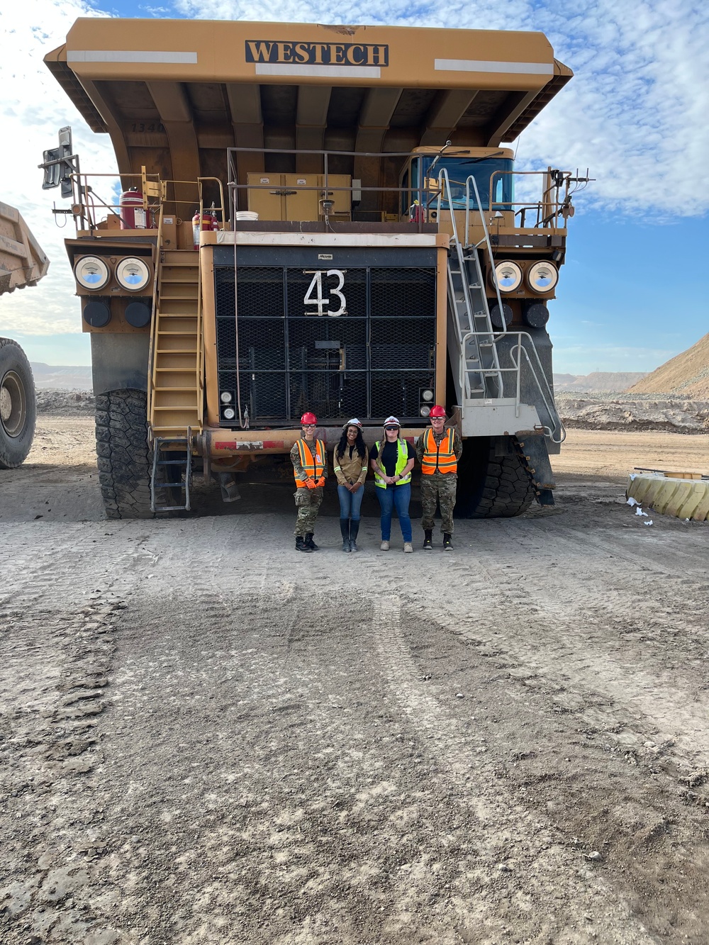 Col James F. Roche IV, USAF Commander, AFRL Detachment 7 tours Rio Tinto US Borax mine.