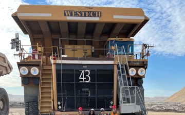 Col James F. Roche IV, USAF Commander, AFRL Detachment 7 tours Rio Tinto US Borax mine.