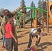 Rest Assured Soldiers have lunch with Thompson Elementary Students