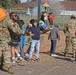 Rest Assured Soldiers have lunch with Thompson Elementary Students