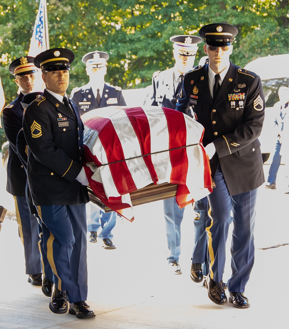 ILLINOIS ARMY NATIONAL GUARD SOLDIER LAID TO REST AT ABRAHAM LINCOLN NATIONAL CEMETERY NEARLY 82 YEARS AFTER HIS DEATH IN POW CAMP