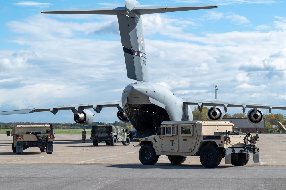 New York National Guard Troops heading for Florida