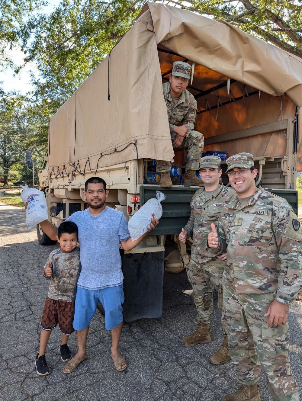 U.S. Army Soldiers conduct health and welfare checks