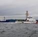 Coast Guard Cutter Adelie escorts Uruguay Naval Ship ROU Oyarvide through Puget Sound