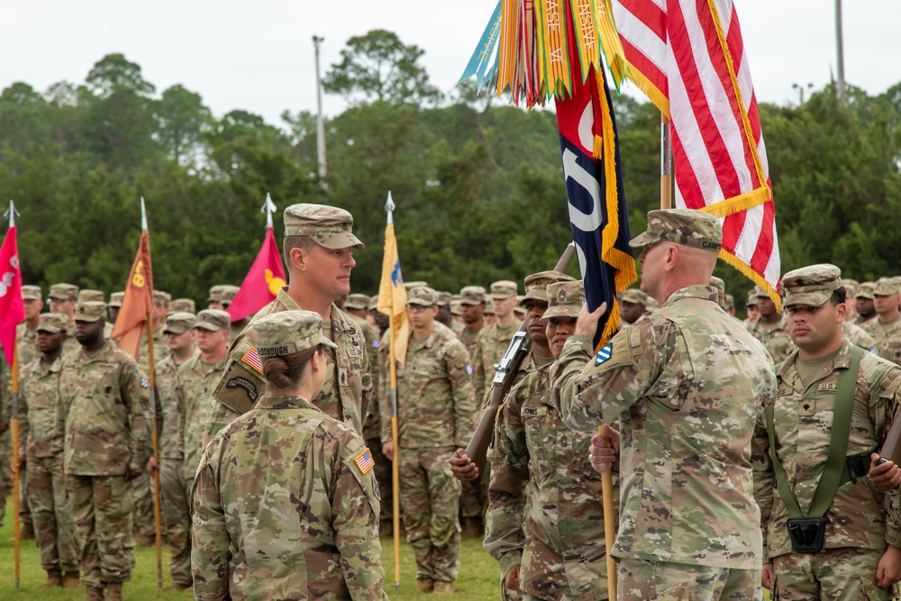 U.S. Army Command Sgt. Maj. Jeffrey L. Campbell Change of Responsibility