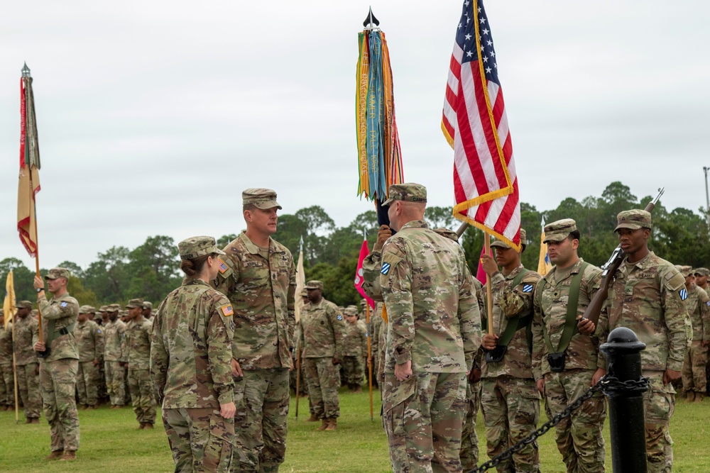 U.S. Army Command Sgt. Maj. Jeffrey L. Campbell Change of Responsibility