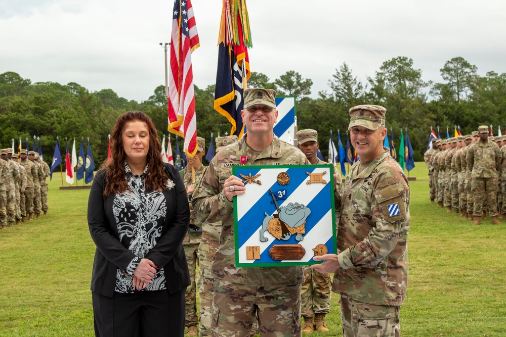 U.S. Army Command Sgt. Maj. Jeffrey L. Campbell Change of Responsibility