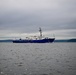 Coast Guard Cutter Adelie escorts Uruguay Naval Ship ROU Oyarvide through Puget Sound