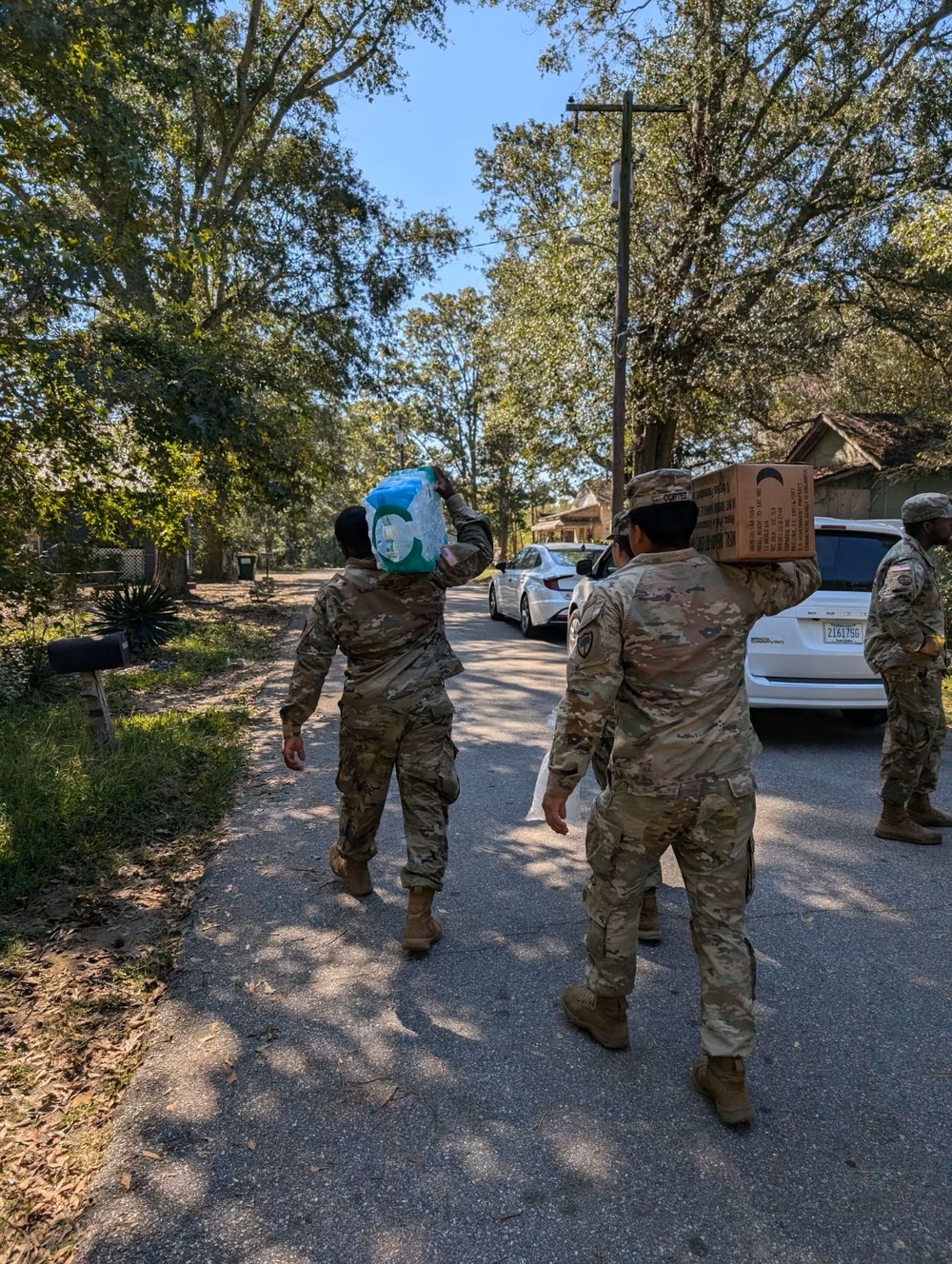 U.S. Army Soldiers conduct health and welfare checks