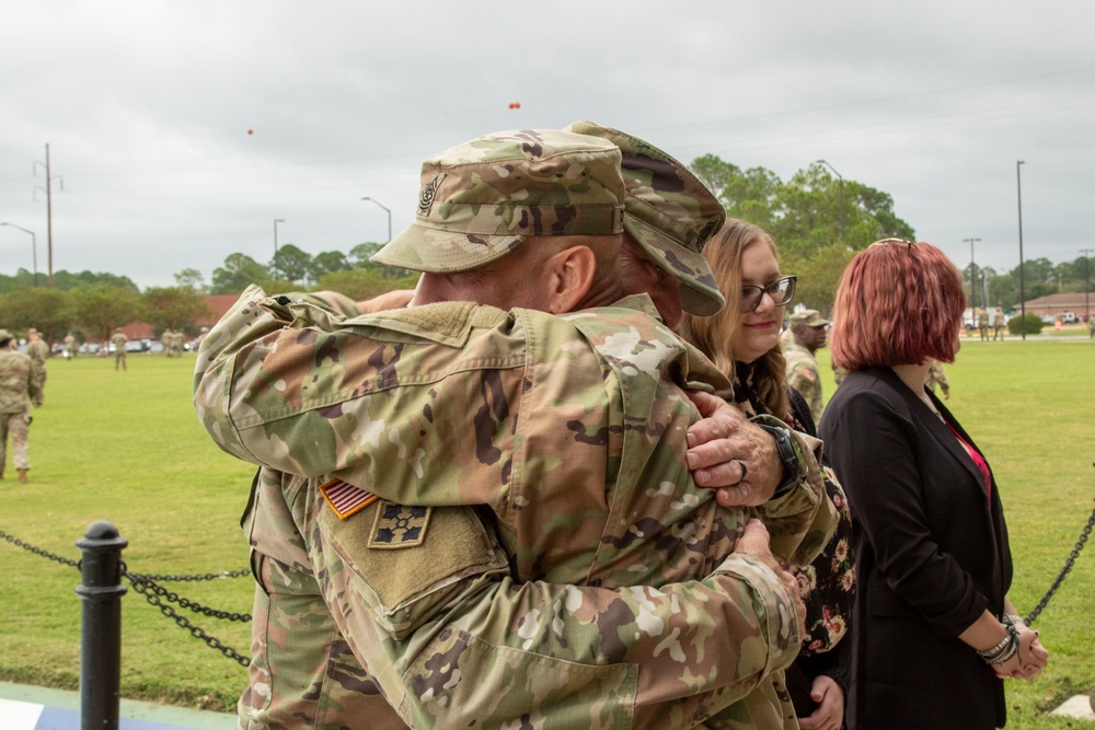 U.S. Army Command Sgt. Maj. Jeffrey L. Campbell Change of Responsibility