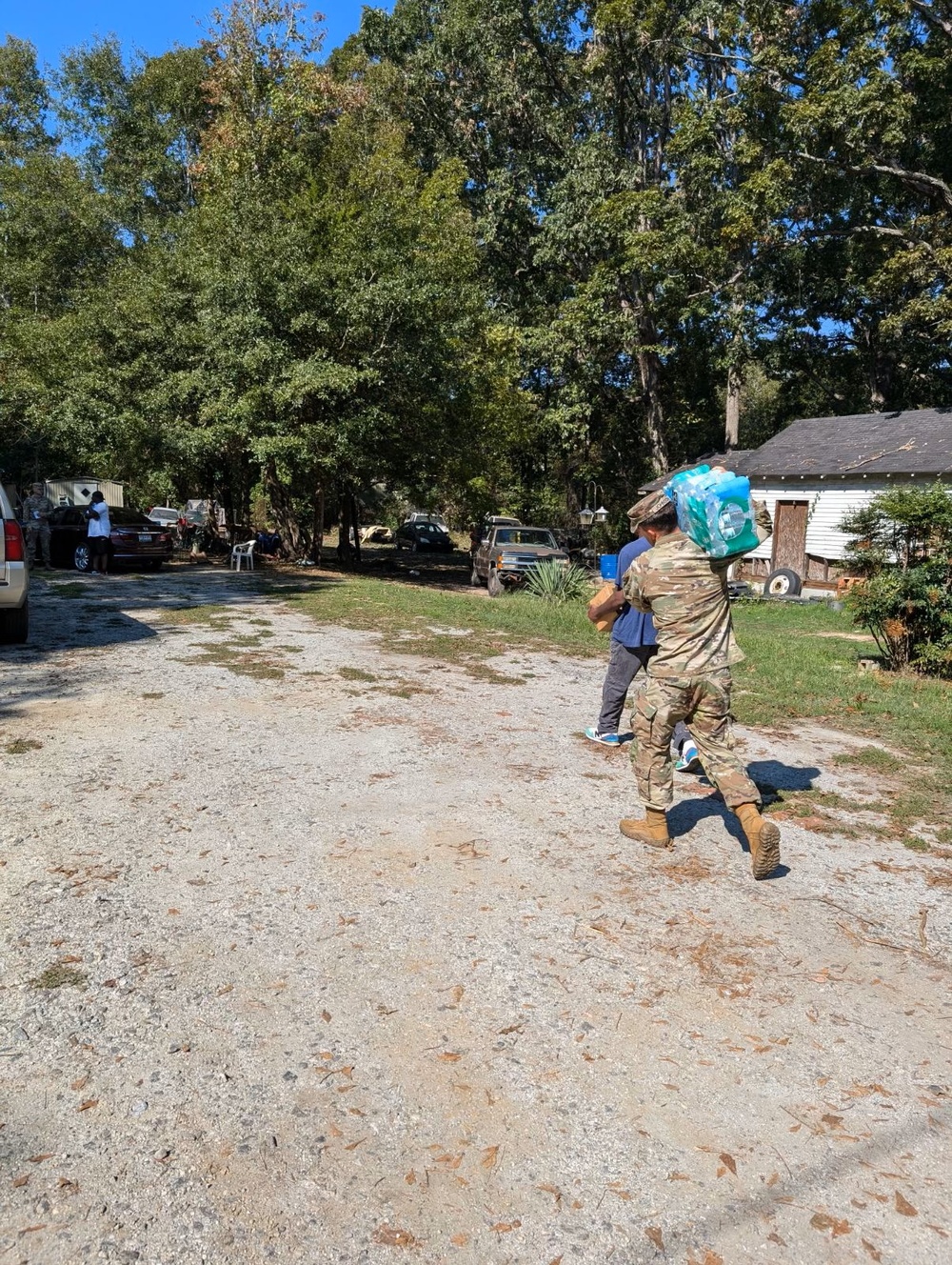 U.S. Army Soldiers conduct health and welfare checks