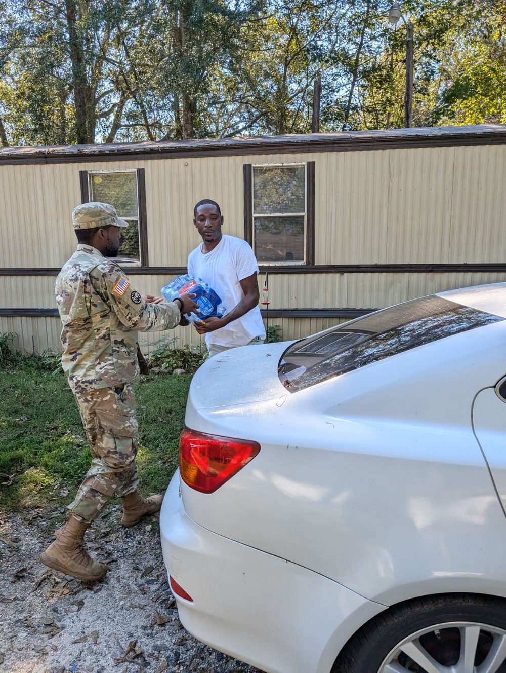 U.S. Army Soldiers conduct health and welfare checks