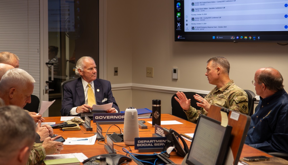 USACE South Atlantic Division Commander Meets with Stakeholders Following Hurricane Helene