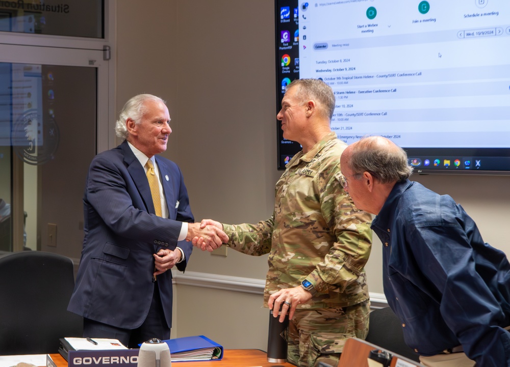 USACE South Atlantic Division Commander Meets with Stakeholders Following Hurricane Helene