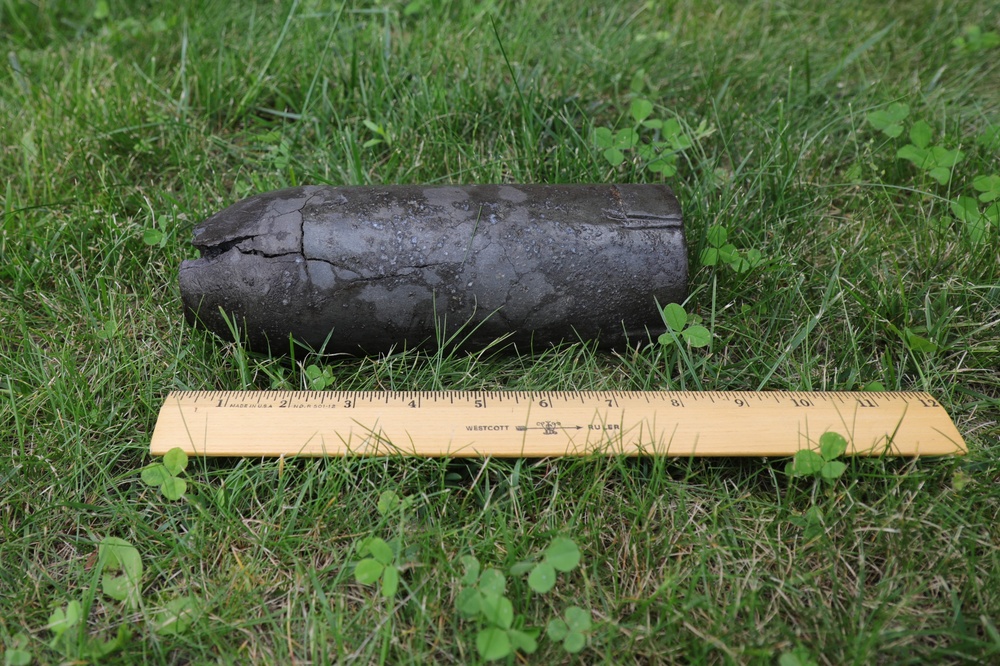 Civil War-era-style artillery shell at Fort McCoy