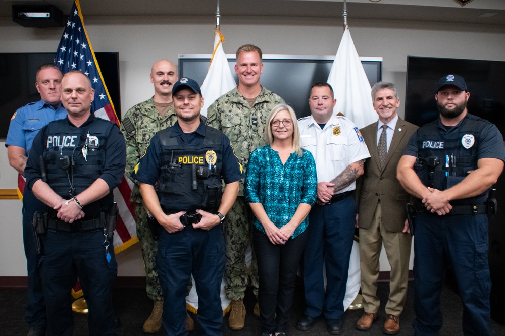 DLA Installation Management at Susquehanna first responders recognized for life-saving efforts