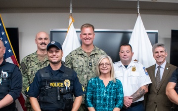 DLA Installation Management at Susquehanna first responders recognized for life-saving efforts