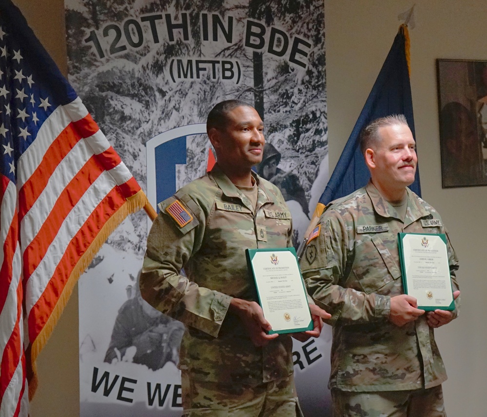 120th Infantry Brigade Promotion