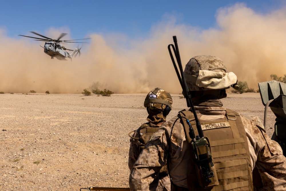 8th Engineer Support Battalion Conducts Helicopter Support Team operations during Weapons and Tactics Instructor Course 1-25