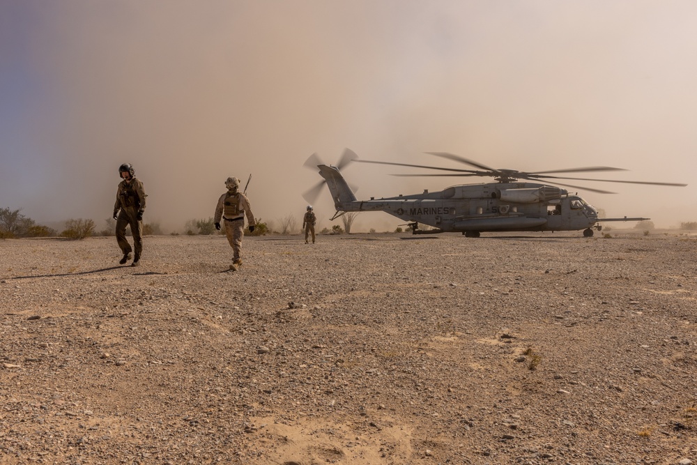 8th Engineer Support Battalion Conducts Helicopter Support Team operations during Weapons and Tactics Instructor Course 1-25