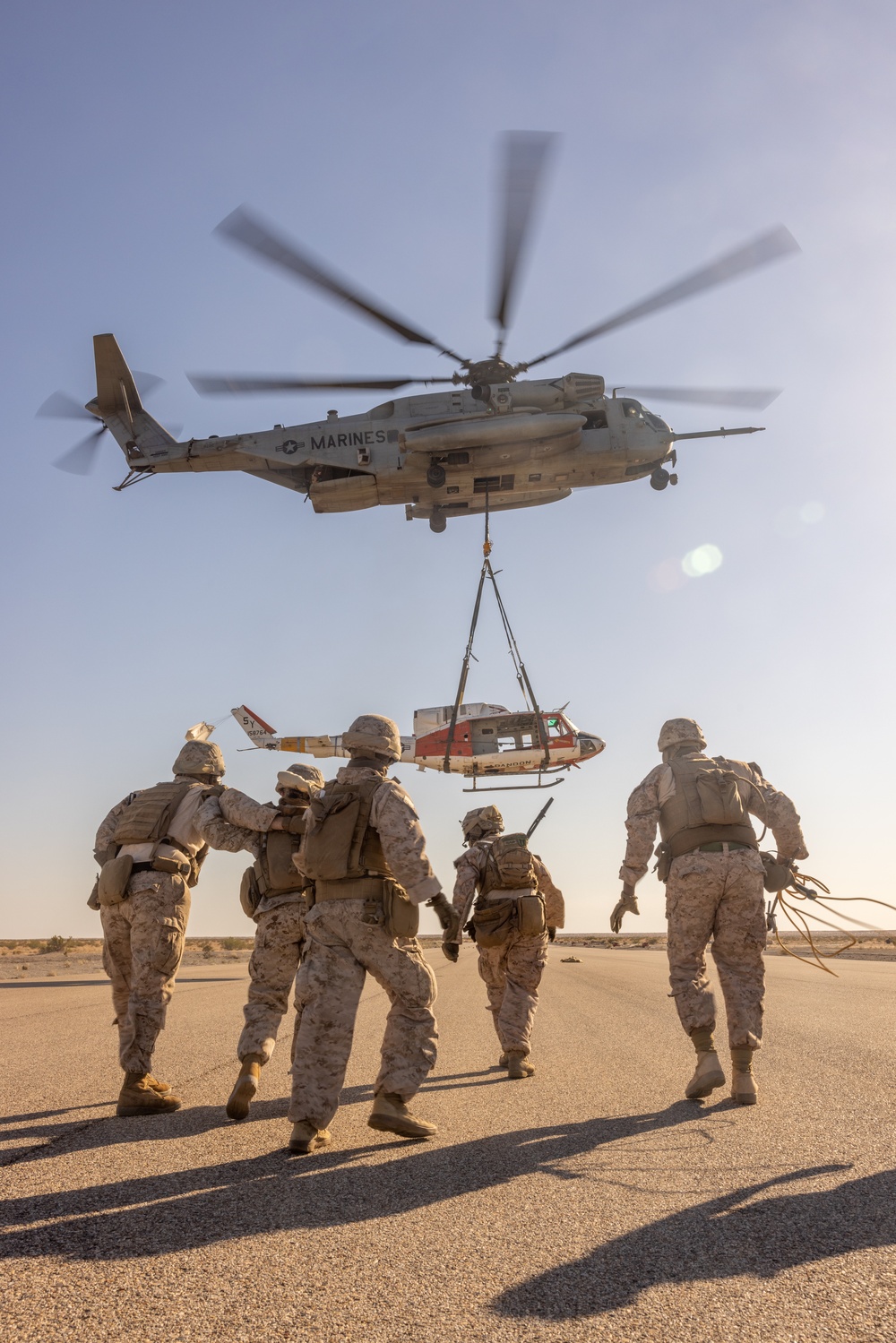 Brig Gen. Hennigan Visits Marines with 8th Engineer Support Battalion during Weapons and Tactics Instructor course 1-25