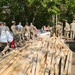 Screaming Eagles Soldiers assist volunteers at a church