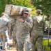 Screaming Eagles Soldiers assist volunteers at a church