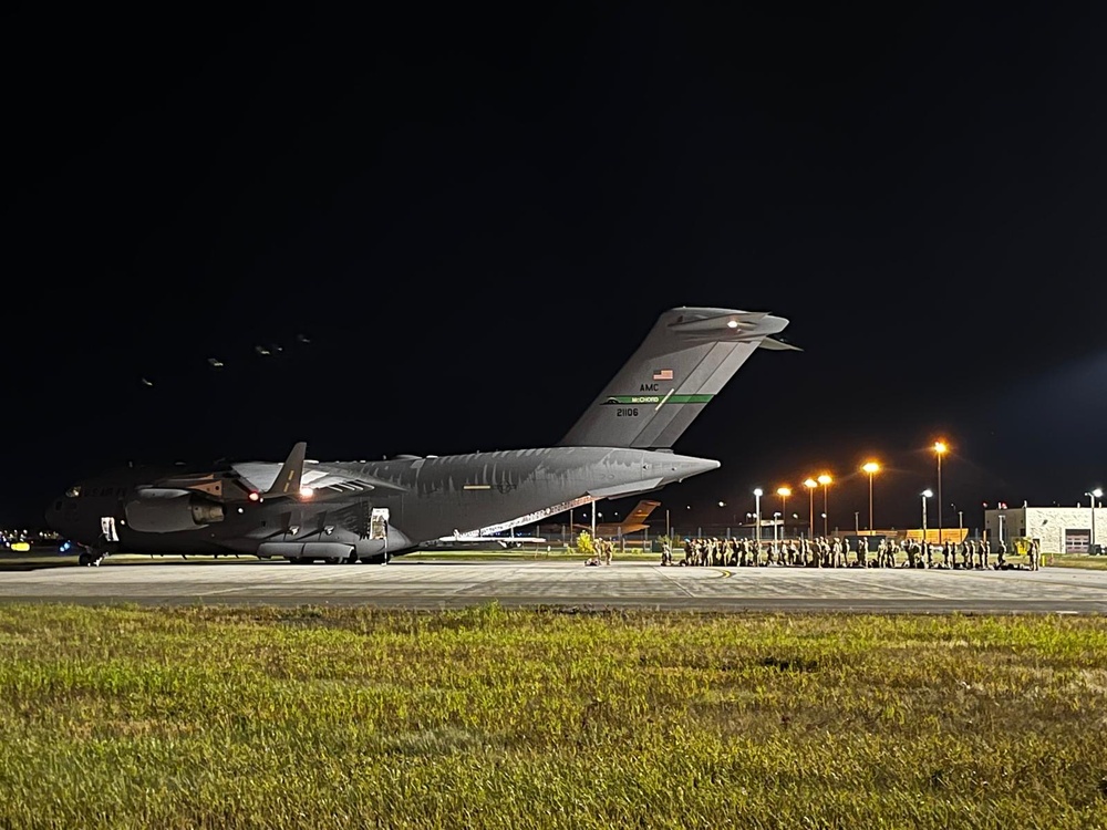 732nd Air Mobility Squadron aids in launching aircraft in support of JPMRC