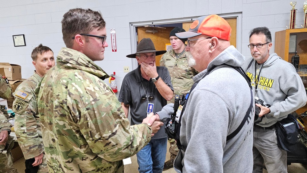 2nd Battalion. 502nd Infantry Regiment Coordinate Relief Efforts