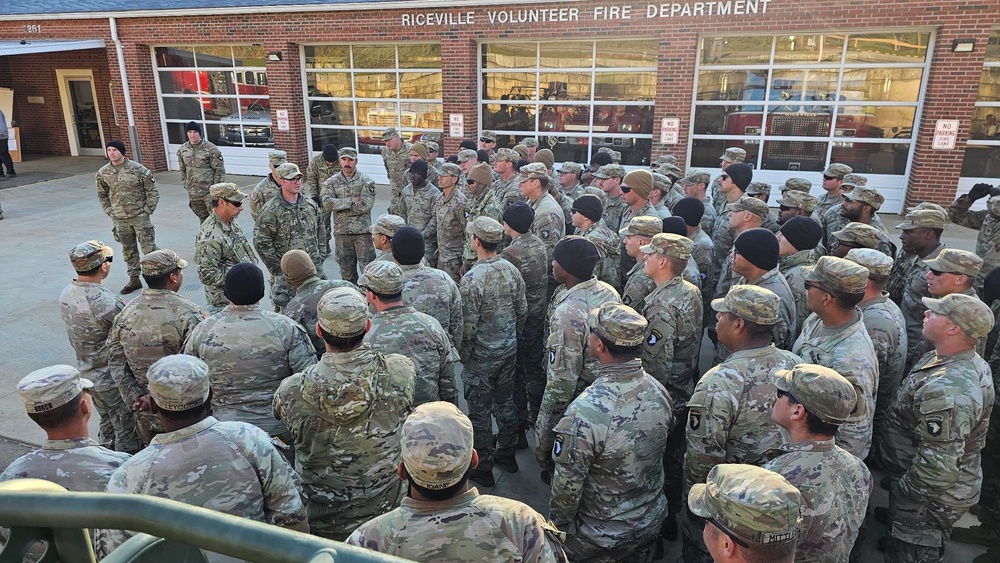 2nd Battalion. 502nd Infantry Regiment Coordinate Relief Efforts