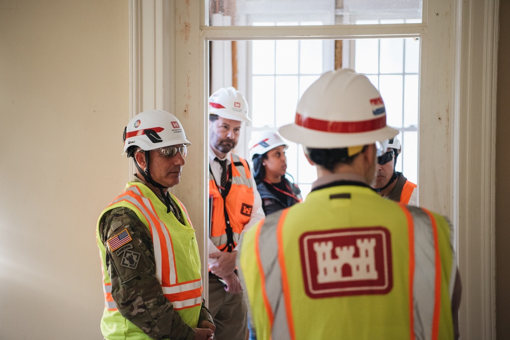 USACE North Atlantic Division Commander visits Capital Area projects