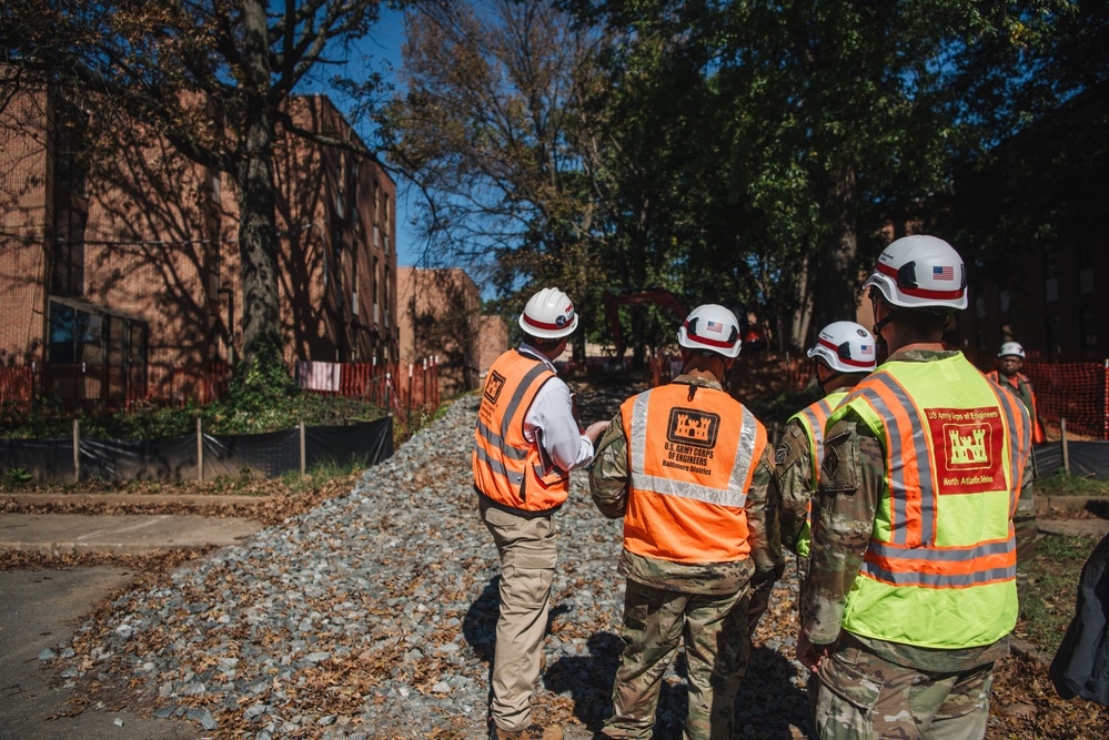 USACE North Atlantic Division Commander visits Capital Area projects