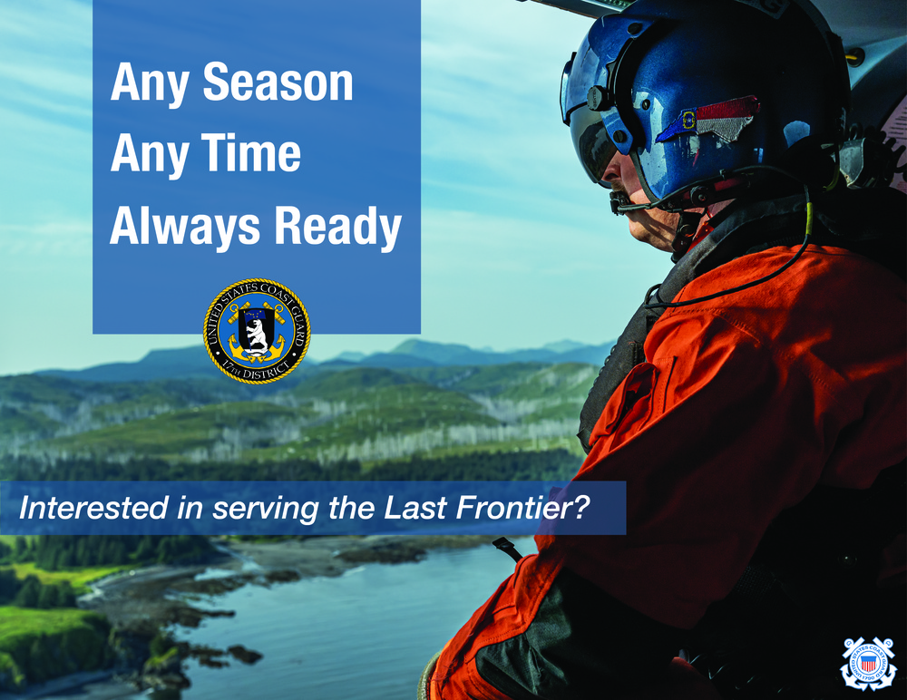 Coast Guard Disctrict 17 recruitment graphic