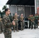 U.S., Philippine Marines conduct safety brief before loading Ospreys in Laoag to Support Relief Efforts Alongside Philippine Allies