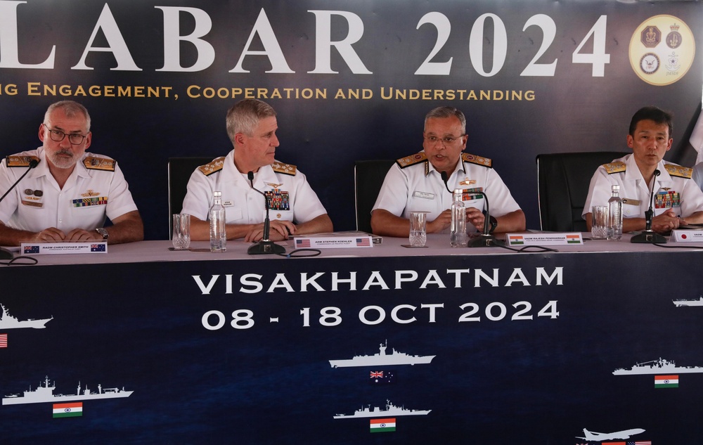 India hosts Australia, Japan and U.S. forces in Exercise Malabar 2024