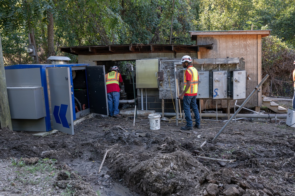 USACE assists town of Hot Springs, North Carolina public works