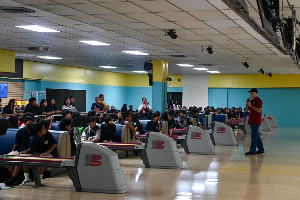 Astumbo Middle School visits Andersen AFB