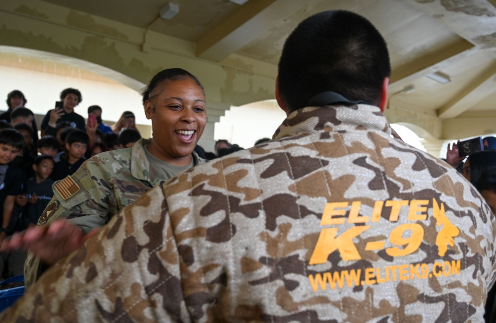 Astumbo Middle School visits Andersen AFB