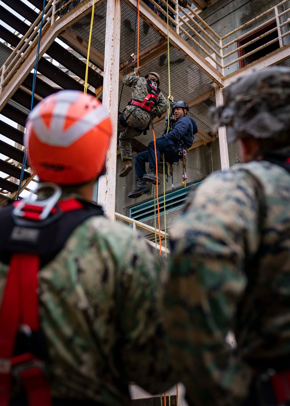 U.S. Navy and U.S. Marine Corps work with SF Fire Department During SF Fleet Week