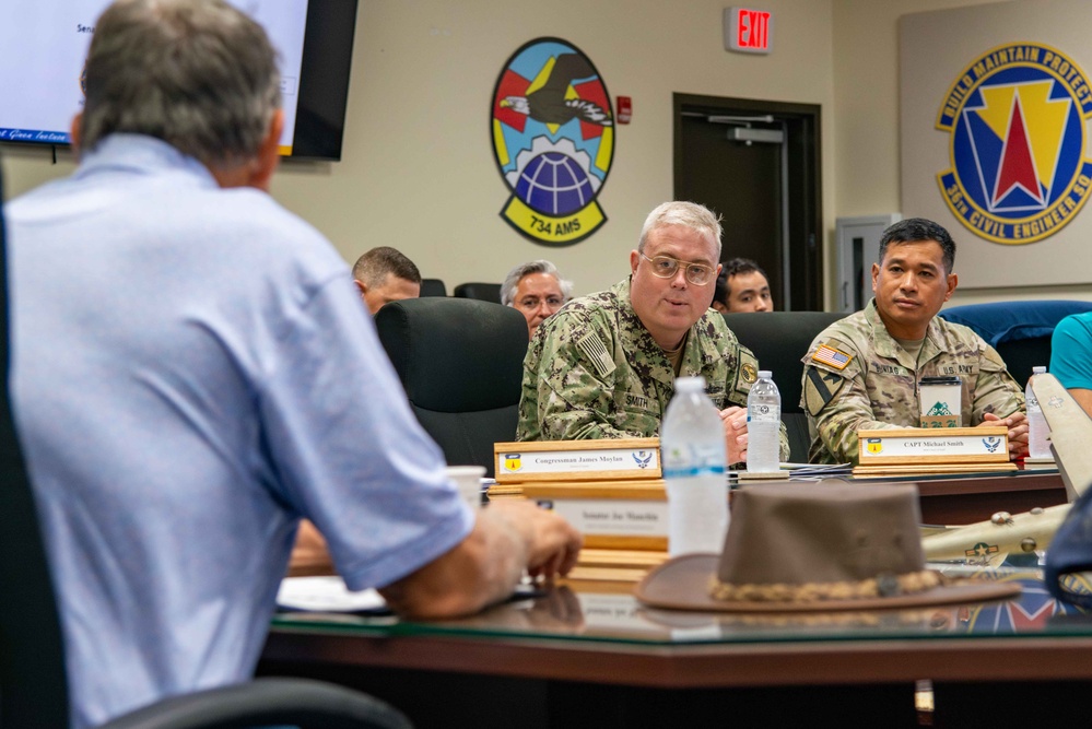 Manchin Leads Bipartisan Visit to Guam to Discuss National Security and Energy with Military Leaders