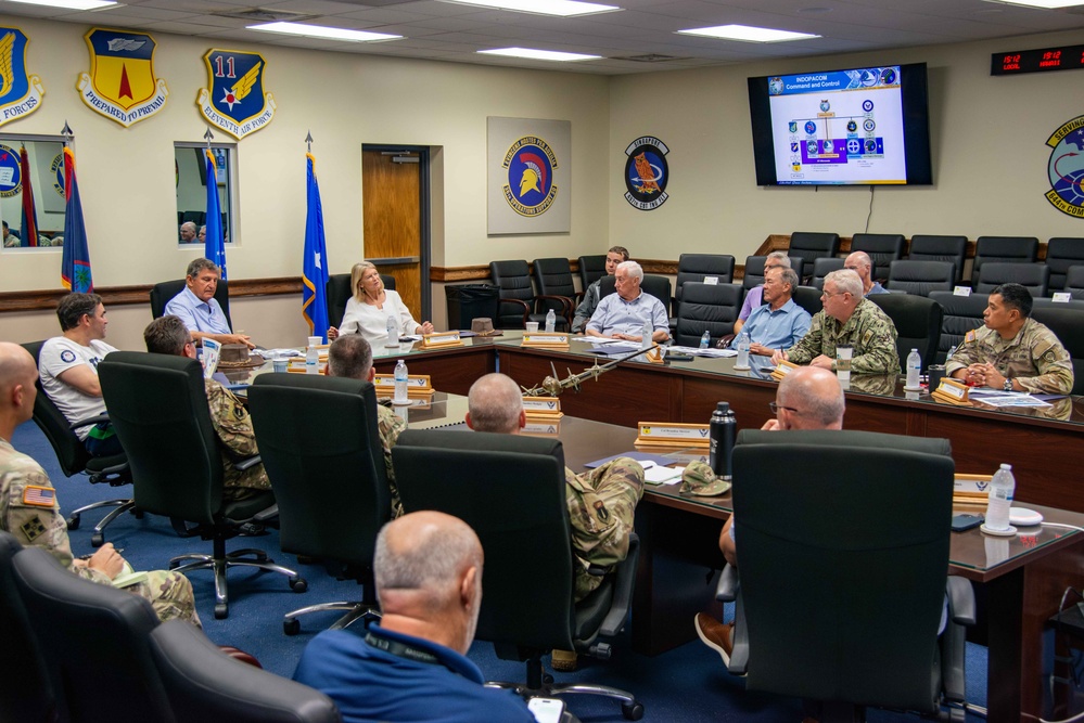 Manchin Leads Bipartisan Visit to Guam to Discuss National Security and Energy with Military Leaders