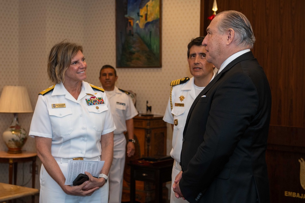 U.S. Navy Leaders Receive Peruvian Medal of Honor