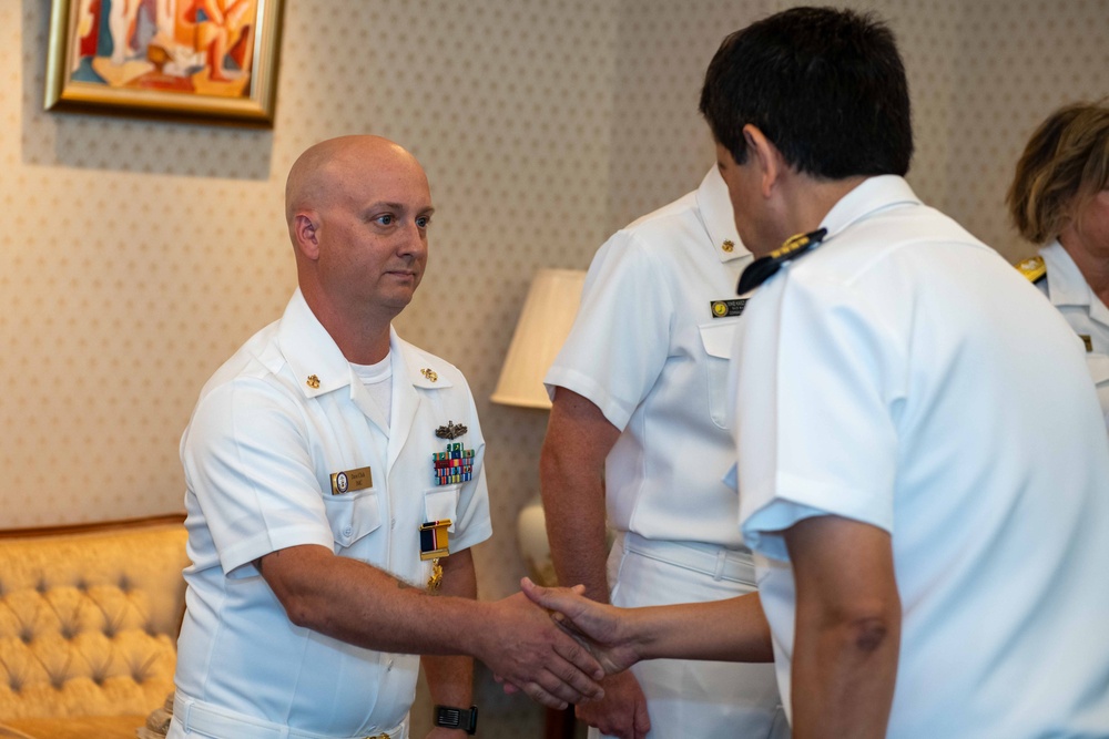 U.S. Navy Leaders Receive Peruvian Medal of Honor