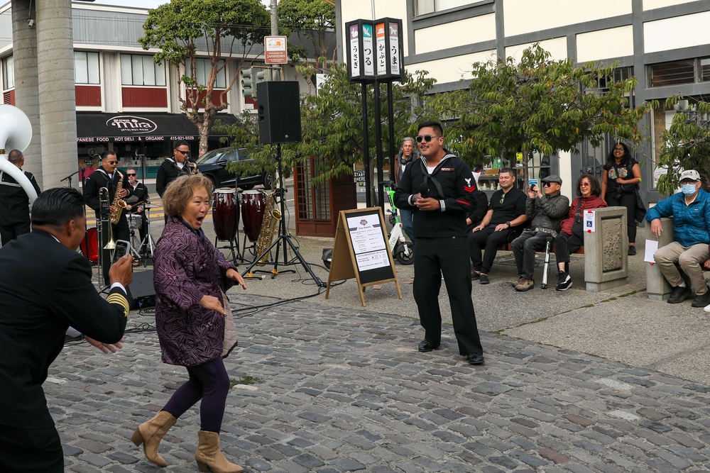 San Francisco Fleet Week 2024: NRSW Brass Band Performs at Japantown